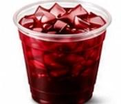 Jamaica agua fresca in a cup